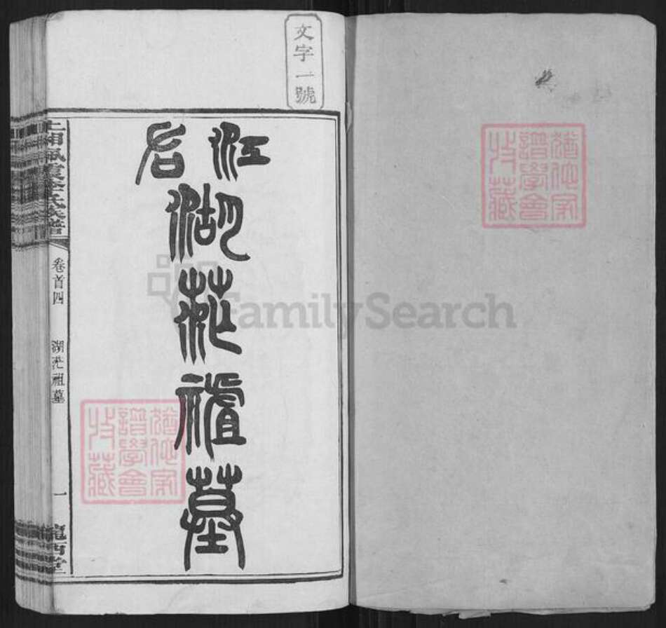 湖南省湘潭市湘乡市湘乡李氏族谱-上湘佩霞李氏族谱.pdf电子版预览图1