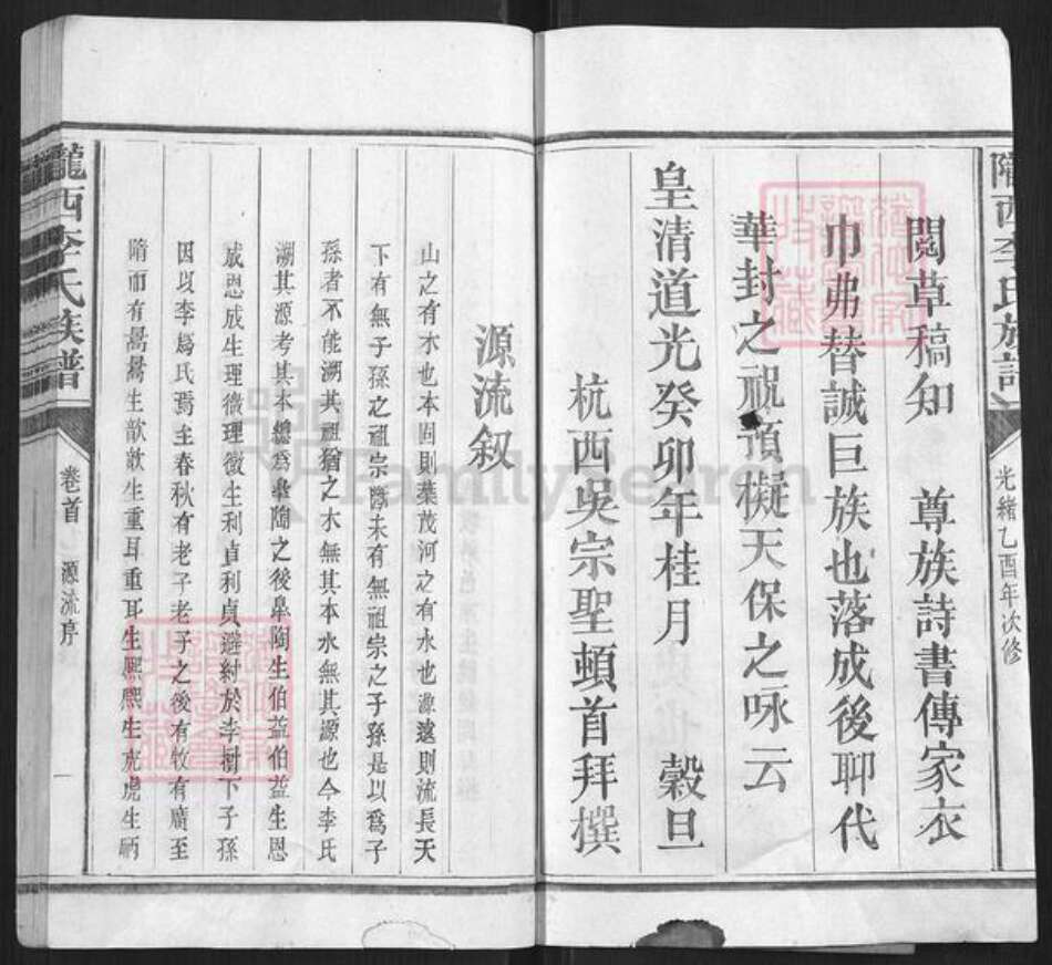 福建省南平市光泽县李氏族谱-陇西李氏族谱 [6卷首1卷].pdf电子版预览图2