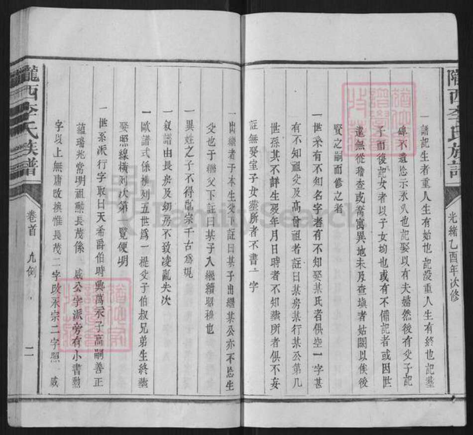 福建省南平市光泽县李氏族谱-陇西李氏族谱 [6卷首1卷].pdf电子版预览图5