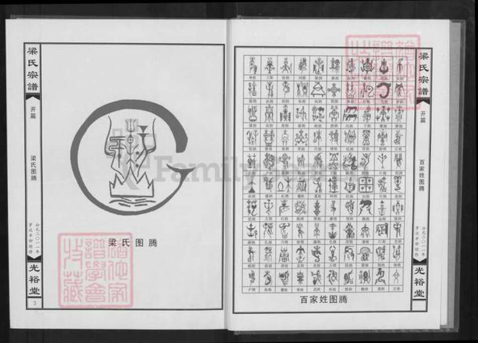 湖北省黄石市阳新县梁氏光裕堂族谱-梁氏宗谱.pdf电子版预览图3