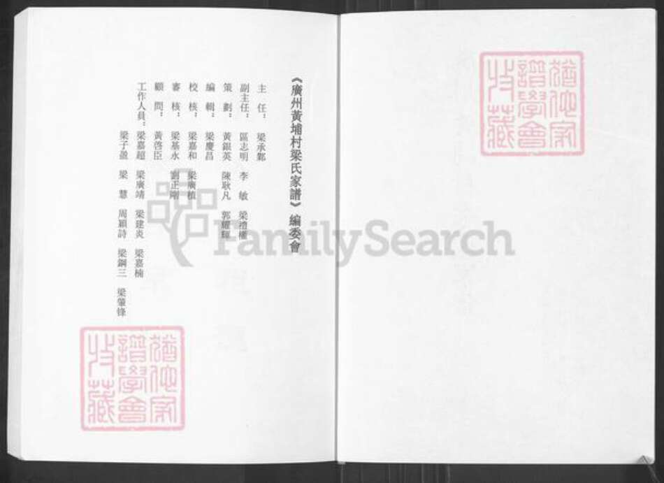 广东省广州市梁氏族谱-广州黄埔村梁氏家谱.pdf电子版预览图2
