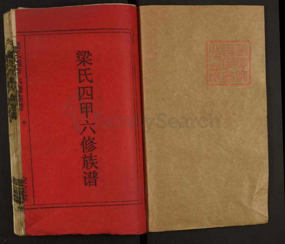 湖南省娄底市涟源市三甲乡梁氏安定堂族谱-梁氏四甲六修族谱.pdf电子版预览图1