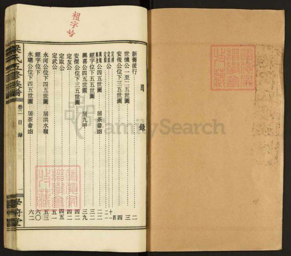 山西省运城市夏县梁氏学府堂族谱-梁氏五修族谱.pdf电子版预览图1