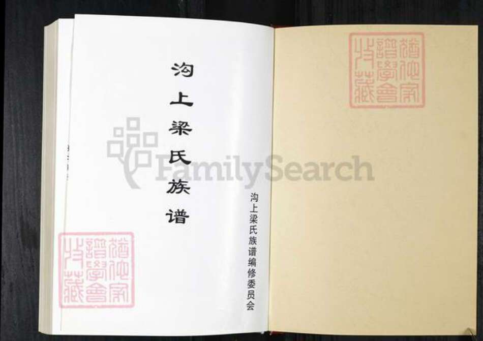 山东省烟台市招远市梁氏族谱-沟上梁氏族谱.pdf电子版预览图1