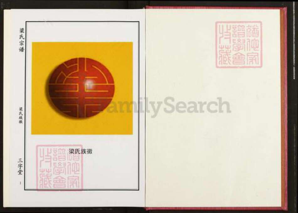 湖北省武汉市洪山区梁氏三字堂族谱-梁氏宗谱.pdf电子版预览图2