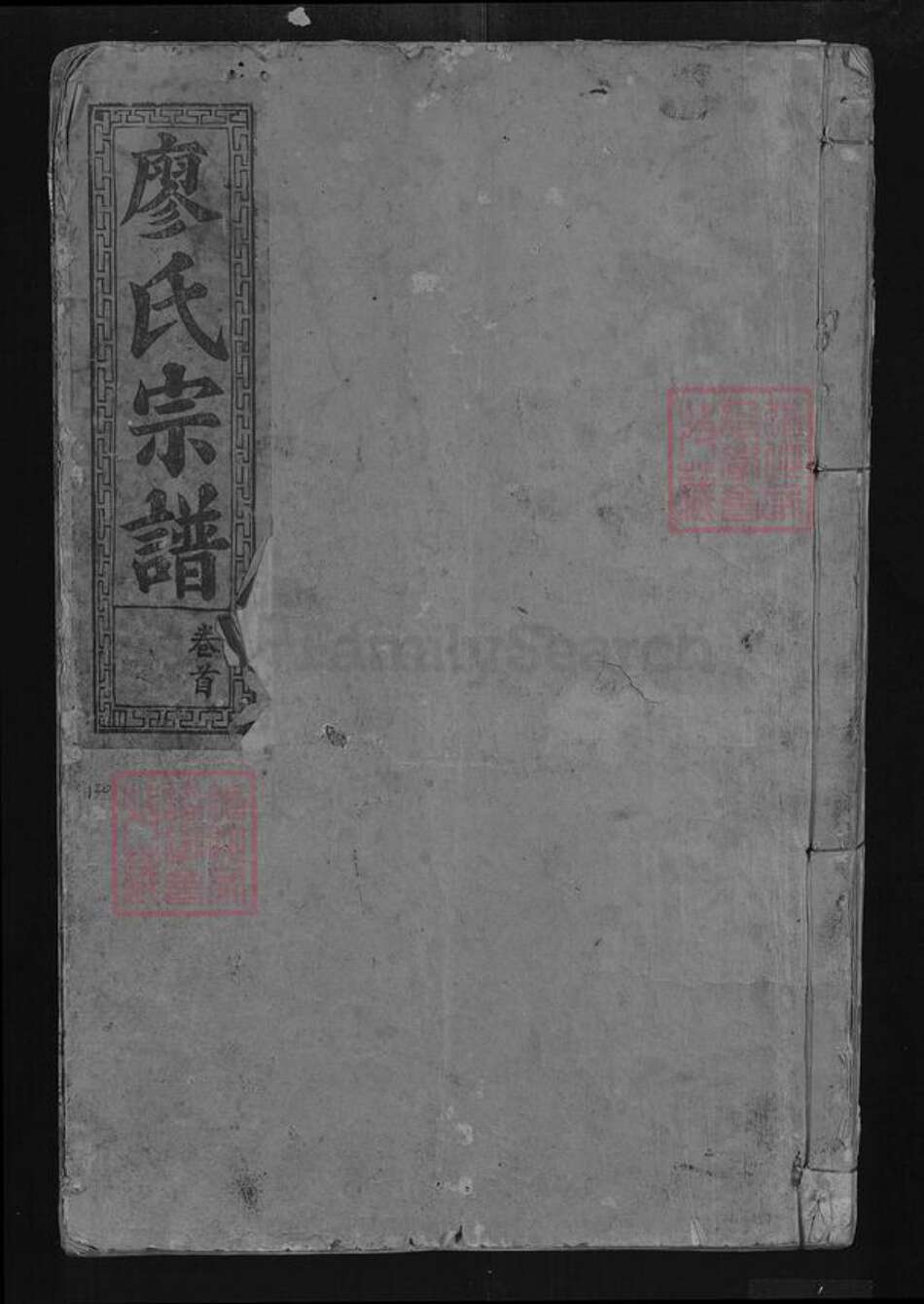 湖北省黄石市大冶市金湖街道廖氏世踩堂族谱-廖氏宗谱.pdf电子版缩略图