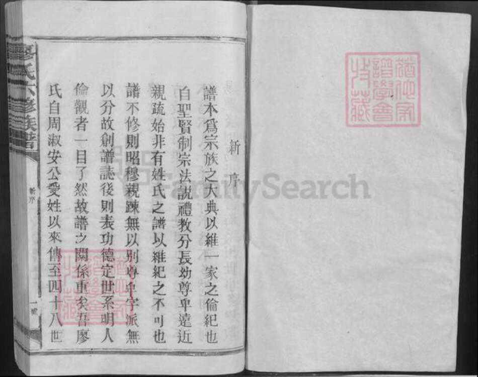 福建省三明市建宁县里心镇廖氏敦睦堂族谱-武威廖氏族谱.pdf电子版预览图1