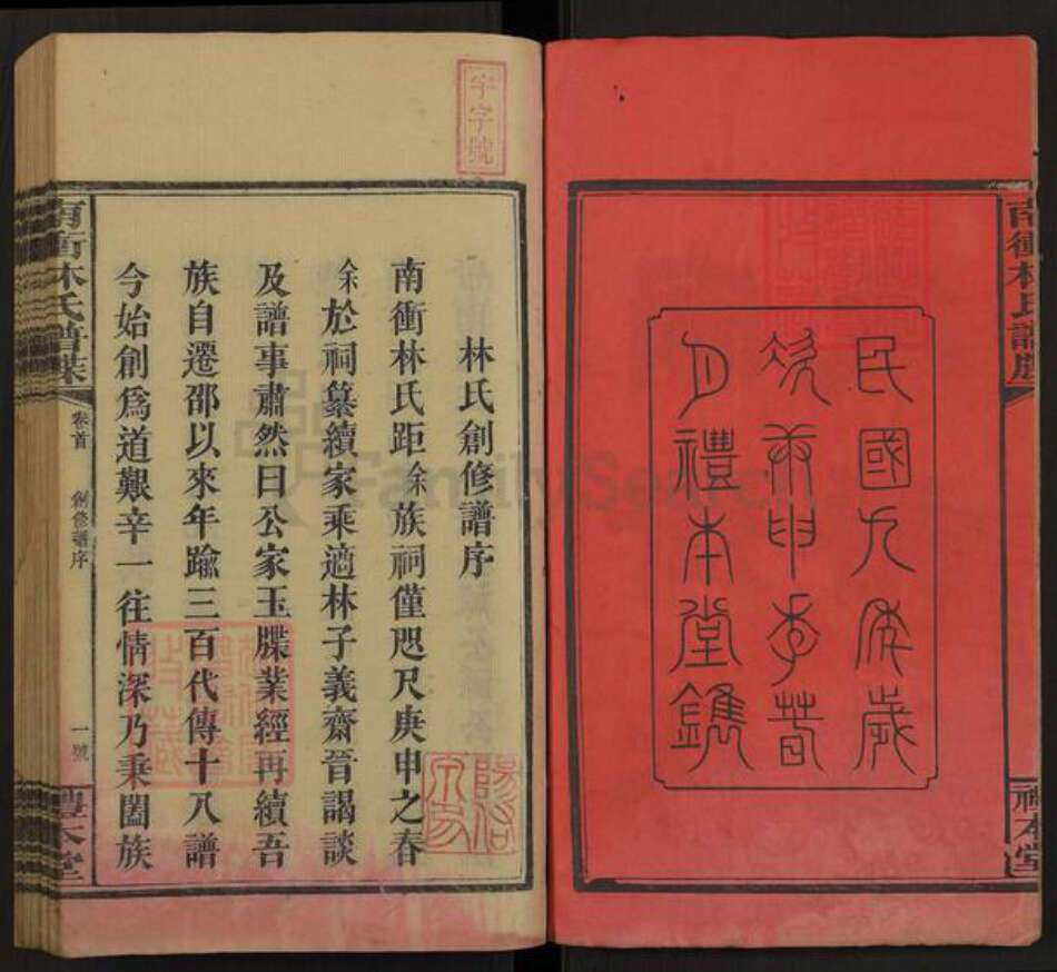 湖南省邵阳市隆回县七江镇林氏礼本堂族谱-南冲林氏谱牒.pdf电子版预览图2
