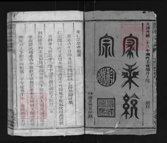 福建省莆田市林氏九牧堂族谱-闽林宗谱.pdf电子版预览图1