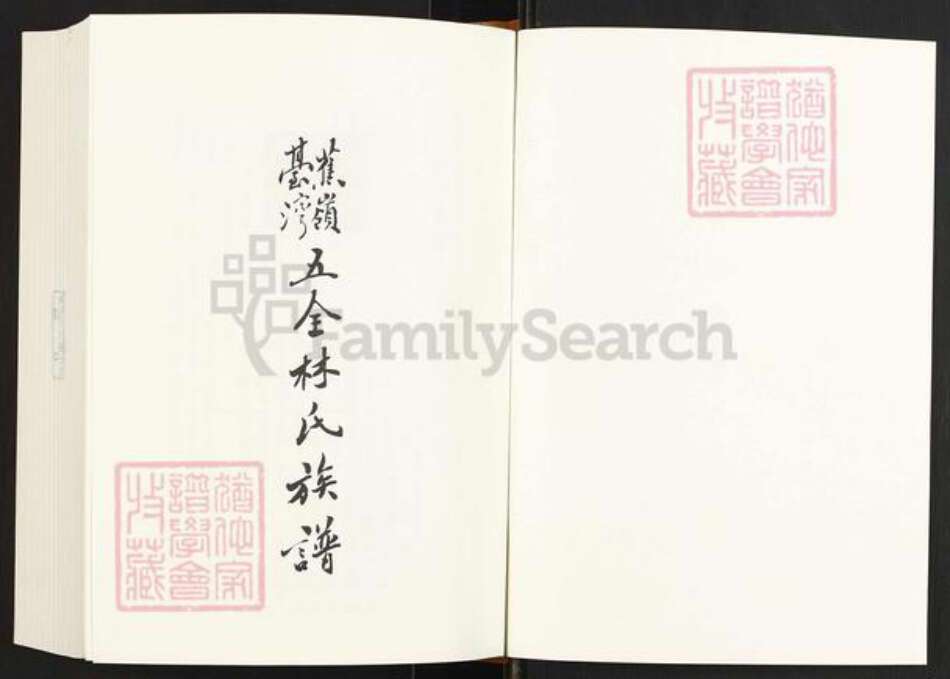 福建省泉州市金门县金沙林氏族谱-蕉岭台湾五全林氏族谱.pdf电子版预览图1