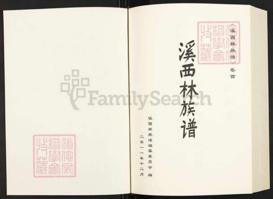 海南省文昌市文教镇林氏族谱-溪西林族谱.pdf电子版预览图1