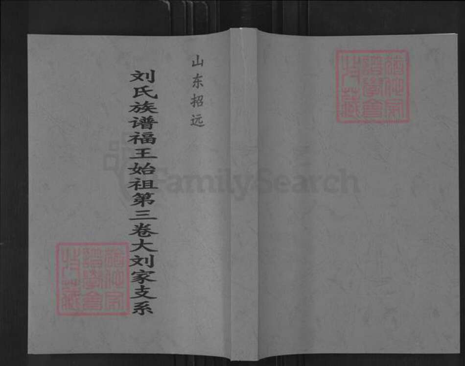 山东省烟台市招远市辛庄镇刘氏族谱-招远.刘氏族谱福正始祖第三卷大刘家支系.pdf电子版缩略图