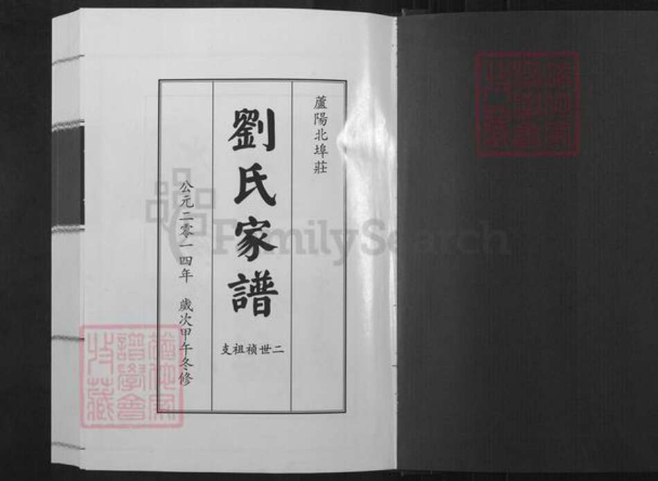 山东省临沂市蒙阴县垛庄镇刘氏族谱-刘氏家谱.二世祯祖支.pdf电子版预览图2