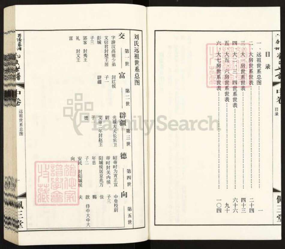 江苏省常州市武进县刘氏佩三堂族谱-毘陵蓉湖六房村刘氏世谱.pdf电子版预览图2