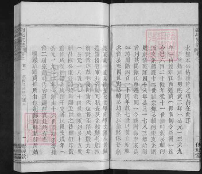 湖北省武汉市新洲区刘氏傅经堂族谱-刘氏宗谱.pdf电子版预览图2