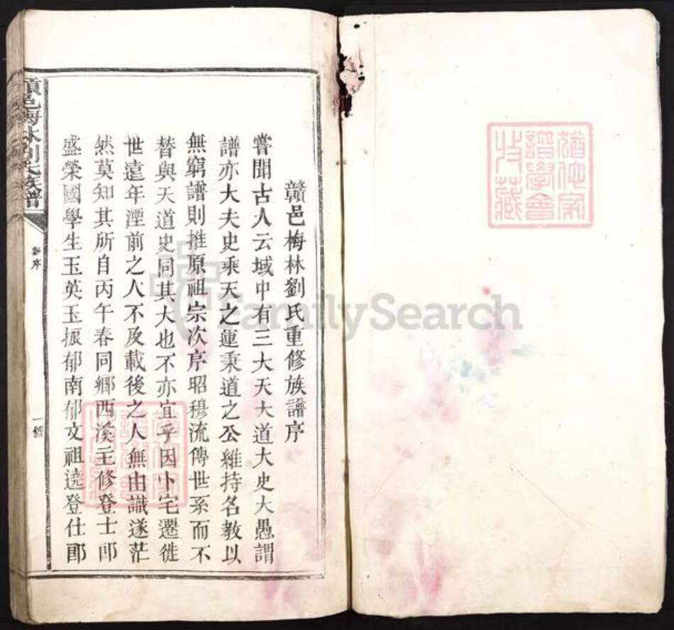 江西省赣州市赣县区刘氏族谱-赣邑梅林刘氏族谱.pdf电子版预览图1