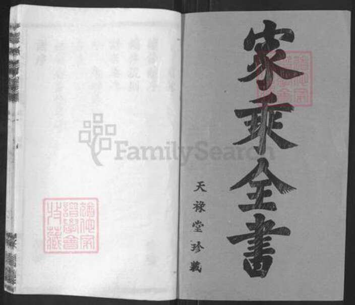 湖北省武汉市武昌区刘氏天禄堂族谱-刘氏宗谱.pdf电子版预览图1