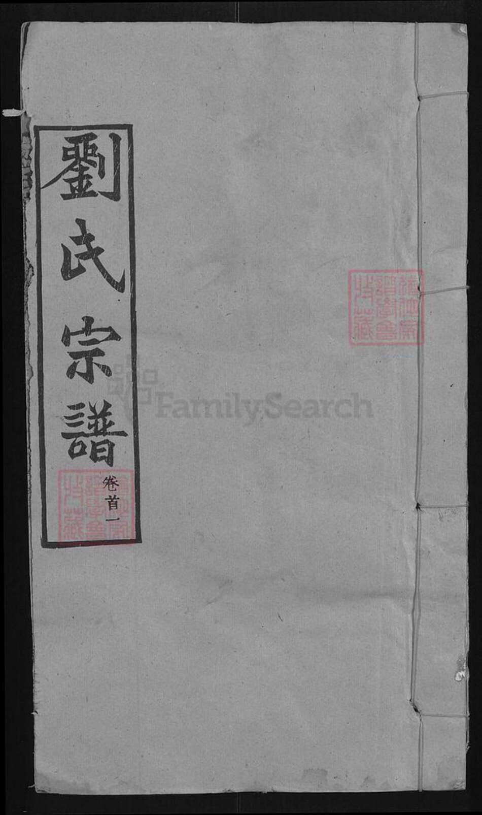 湖北省武汉市新洲区刘氏天禄堂族谱-刘氏宗谱.pdf电子版缩略图