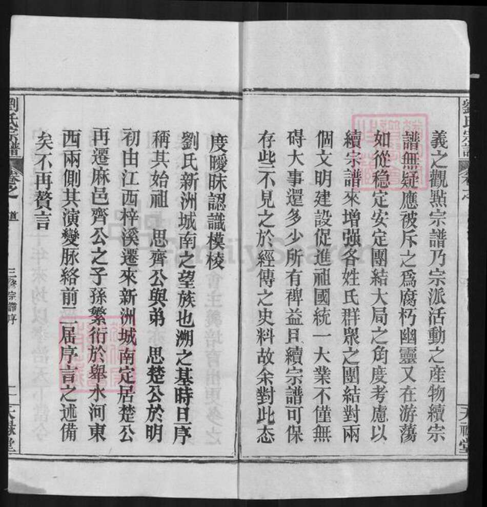 湖北省武汉市新洲区刘氏天禄堂族谱-刘氏宗谱.pdf电子版预览图2