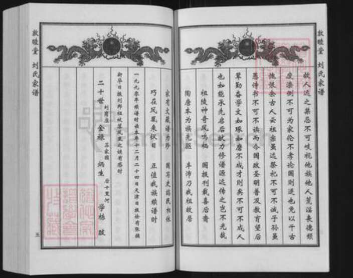 河北省沧州黄骅市黄骅镇刘氏敦睦堂族谱-刘氏家谱.pdf电子版预览图5