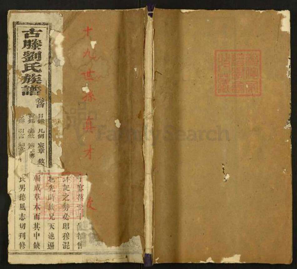 山东省枣庄市滕州市刘氏族谱-古藤刘氏族谱.pdf电子版缩略图