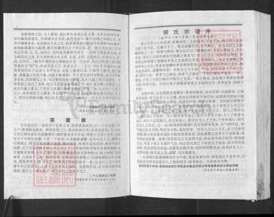湖北省武汉市新洲区柳氏绍惠堂族谱-柳氏宗谱.pdf电子版预览图5