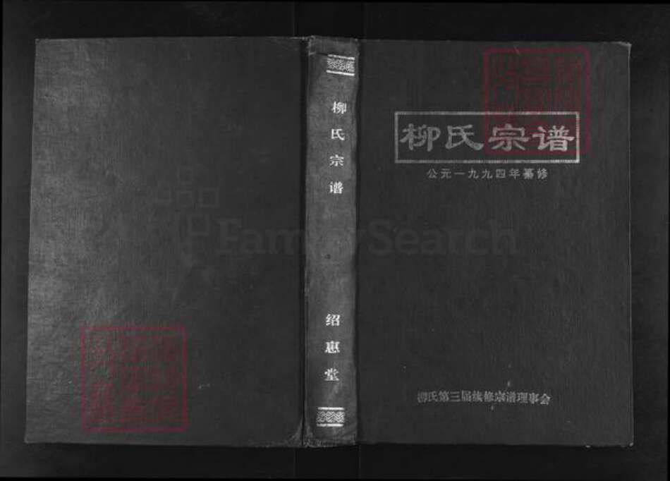 湖北省武汉市新洲区凤凰镇柳氏绍惠堂族谱-柳氏宗谱.pdf电子版缩略图