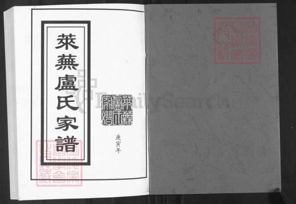 山东省济南市莱芜区羊里镇卢氏族谱-莱芜卢氏家谱.pdf电子版预览图1