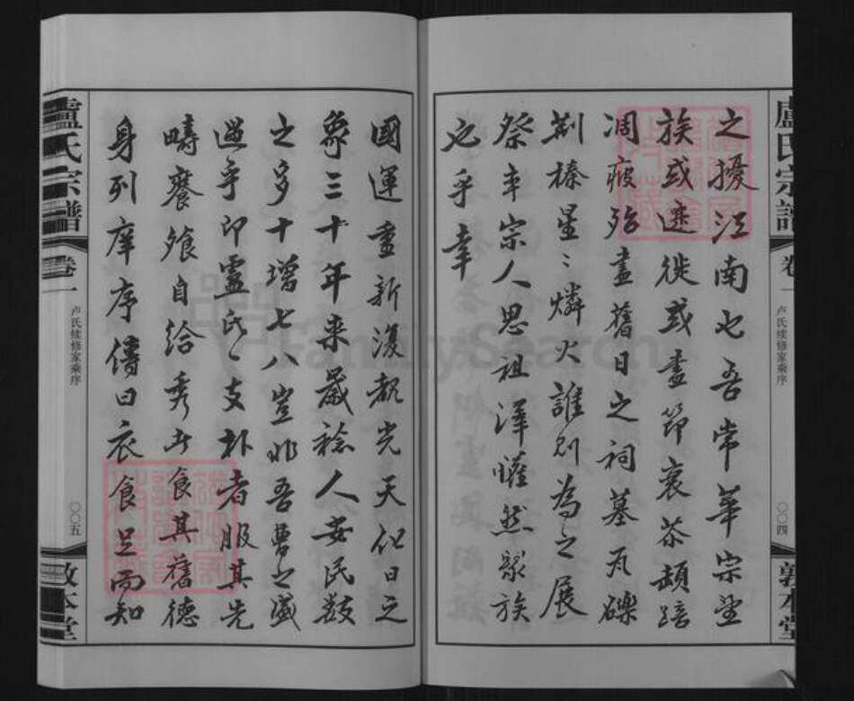 浙江省宁波市鄞州区卢氏敦本堂族谱-卢氏宗谱.pdf电子版预览图4