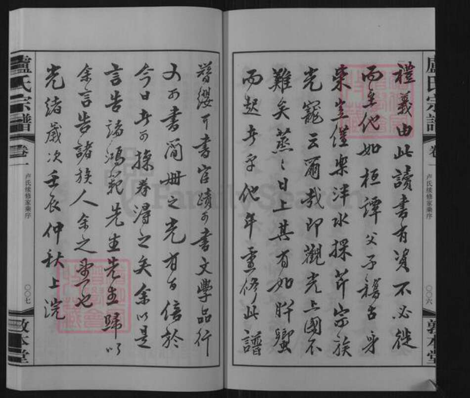 浙江省宁波市鄞州区卢氏敦本堂族谱-卢氏宗谱.pdf电子版预览图5