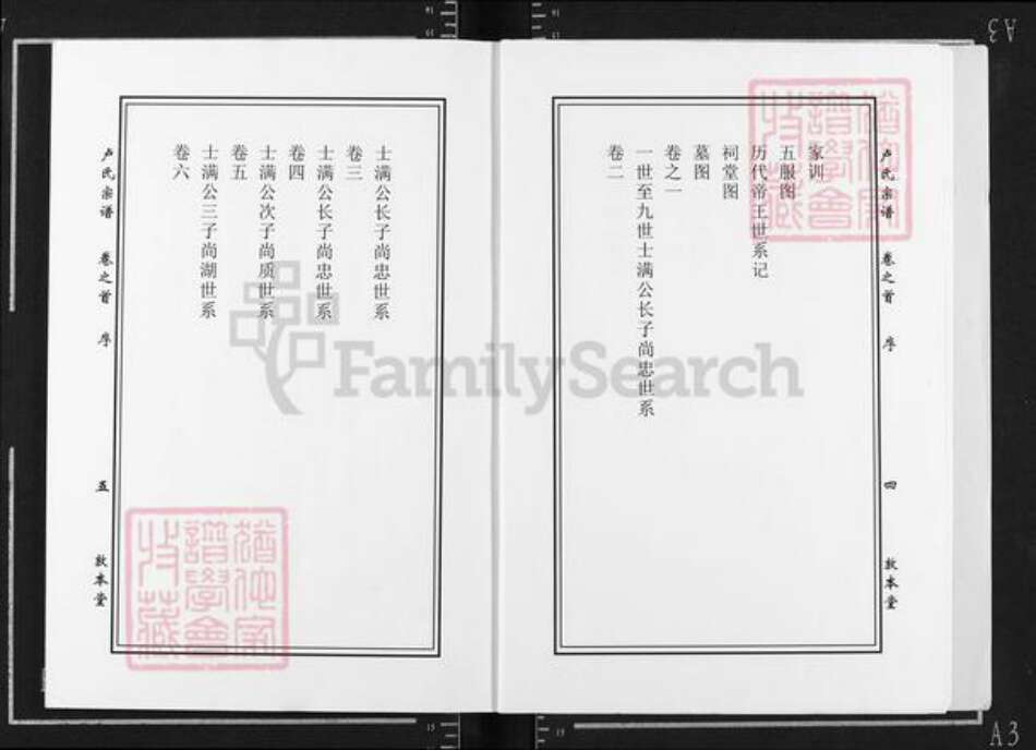 湖北省黄冈市罗田县大崎镇卢氏敦本堂族谱-卢氏宗谱.pdf电子版预览图4