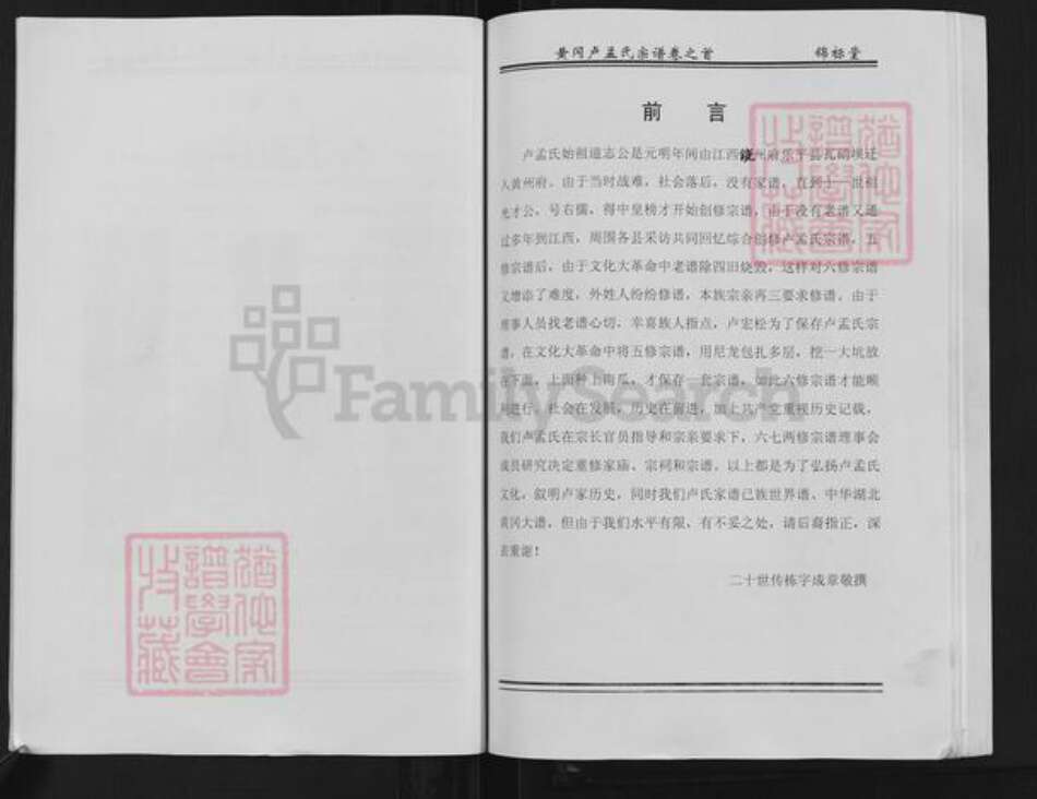 湖北省黄冈市黄州区卢氏锦标堂族谱-湖北黄冈卢孟氏宗谱.pdf电子版预览图3