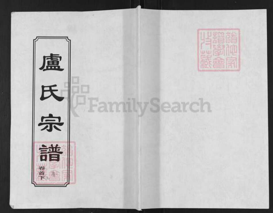 湖北省黄冈市罗田县大崎镇卢氏敦本堂族谱-卢氏宗谱.pdf电子版缩略图