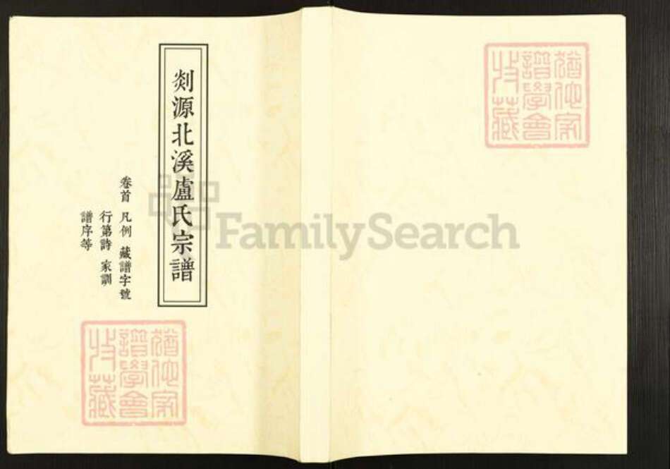 浙江省宁波市奉化区锦屏街道卢氏追远堂族谱-剡源北溪卢氏宗谱.pdf电子版缩略图