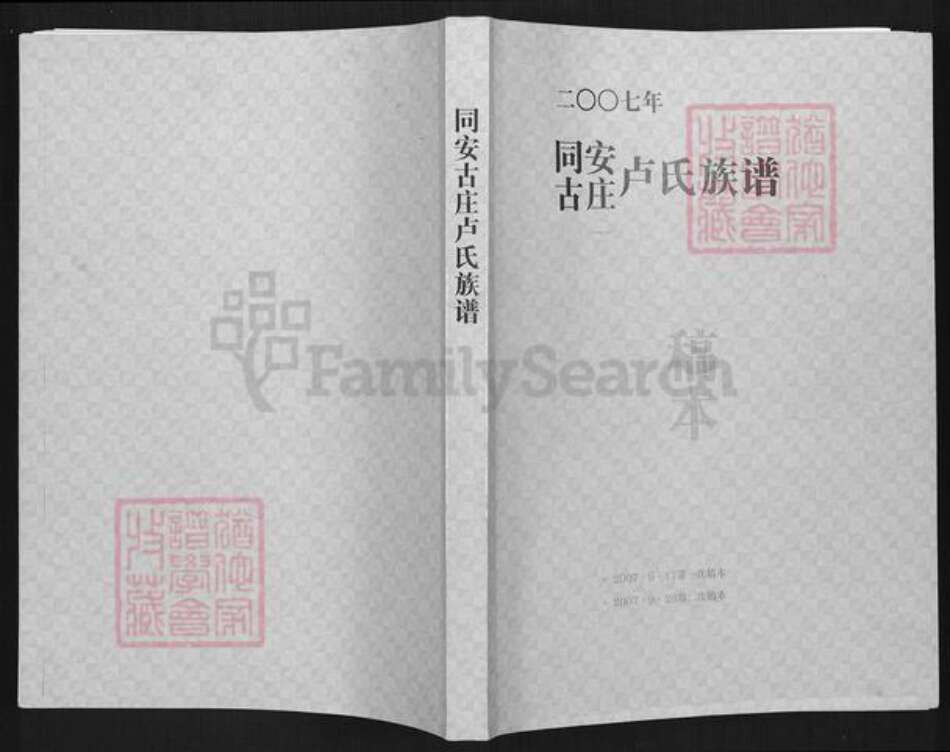 福建省卢氏族谱-同安古庄卢氏族谱.pdf电子版缩略图