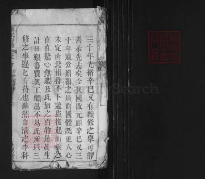 湖北省黄冈市麻城市鲁氏三异堂族谱-鲁氏宗谱.pdf电子版预览图1