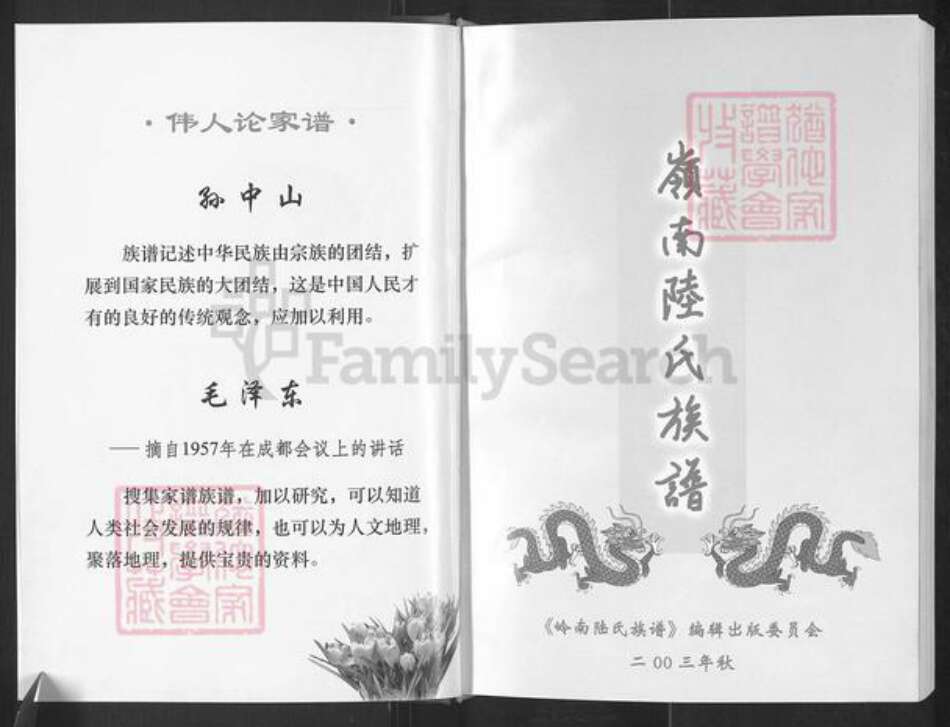 广东省肇庆市高要区陆氏三听堂族谱-岭南陆氏族谱(续集).pdf电子版预览图2