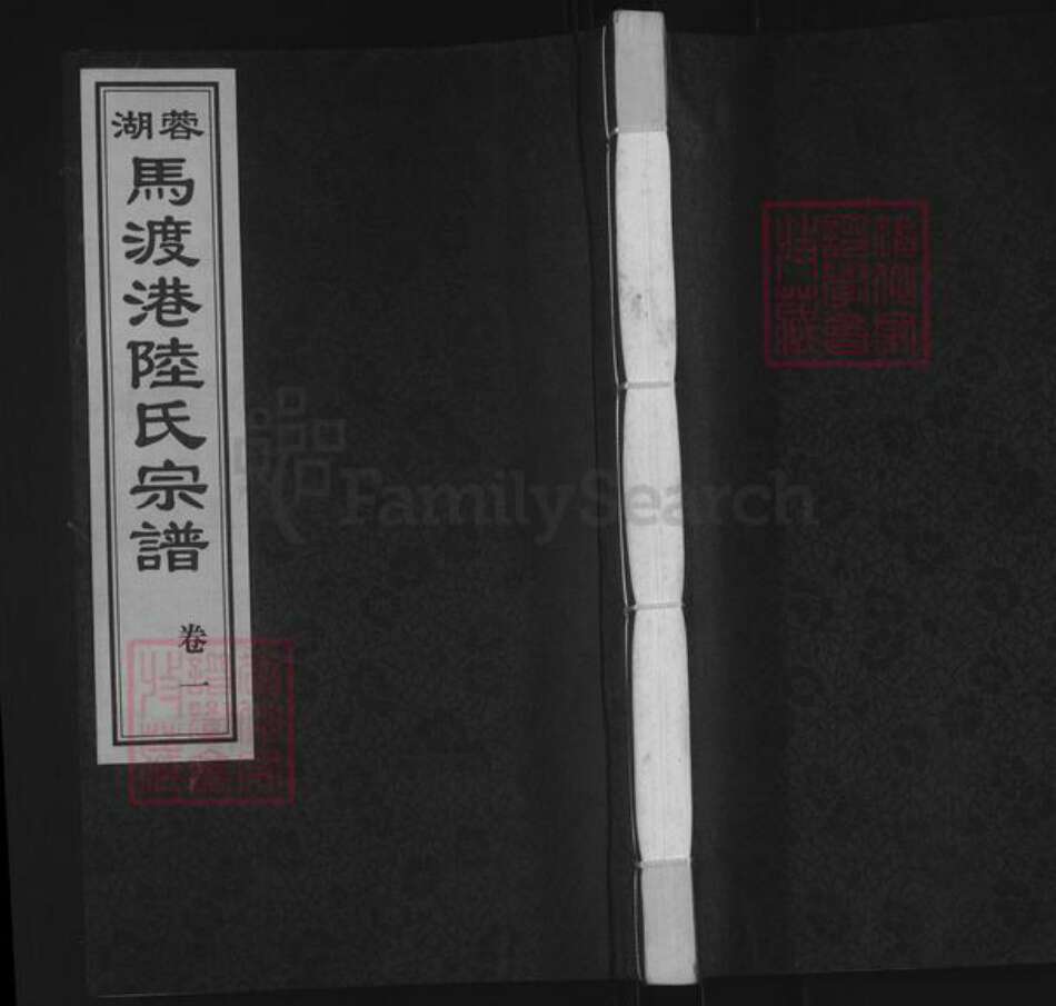 江苏省无锡市惠山区长安街道陆氏仰贤堂族谱-蓉湖马渡港陆氏宗谱.pdf电子版缩略图