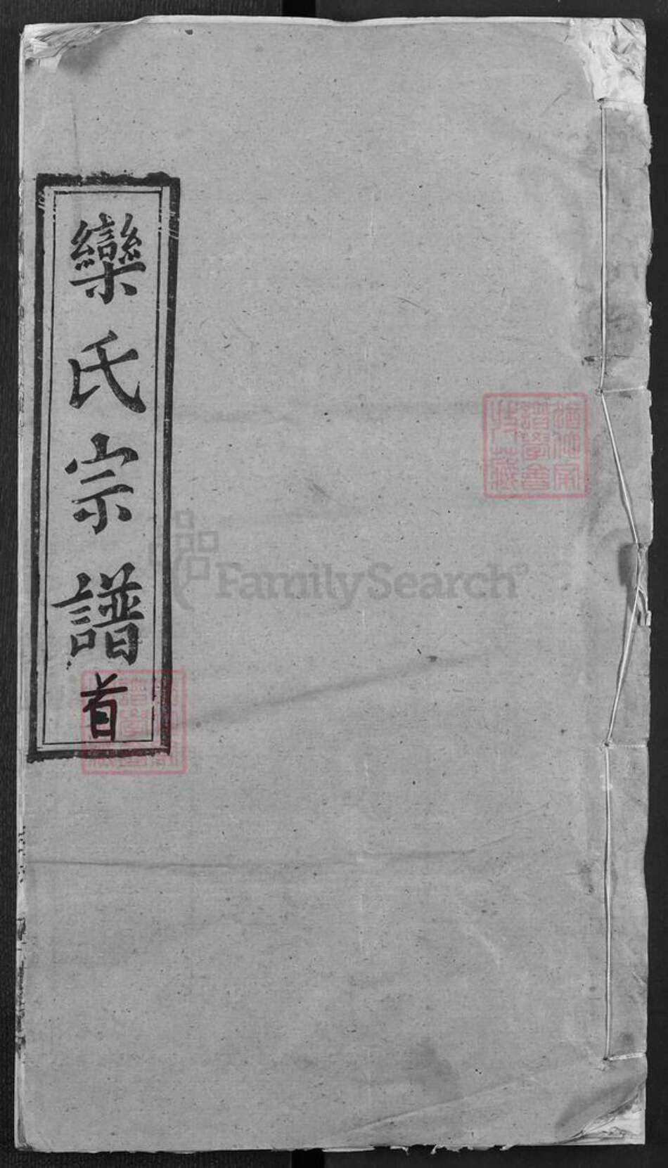 湖北省武汉市新洲区栾氏古仙堂族谱-栾氏宗谱.pdf电子版缩略图