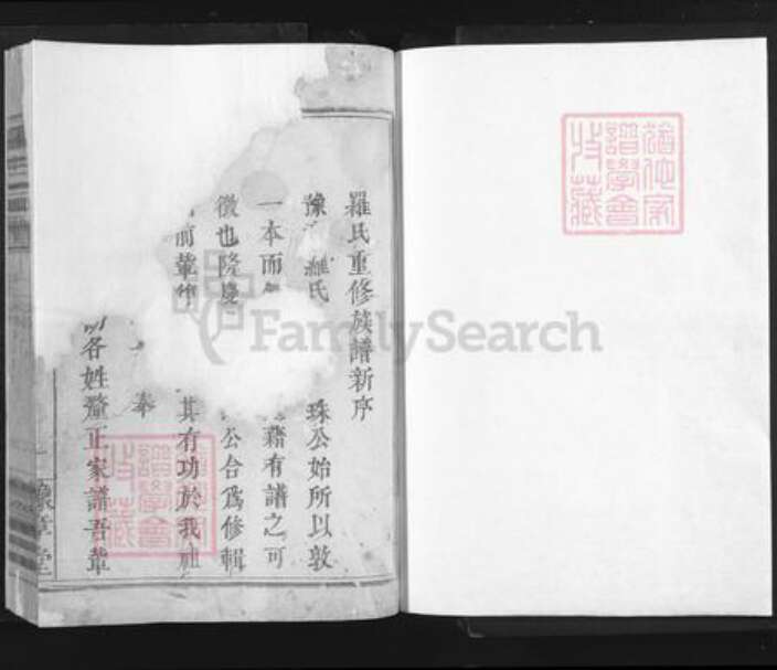 江西省南昌市南昌县富山乡罗氏豫章堂族谱-罗氏宗谱.pdf电子版预览图1