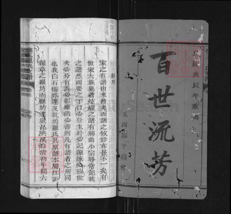 江西省上饶市玉山县下镇罗氏族谱-怀玉罗氏支谱.pdf电子版预览图1