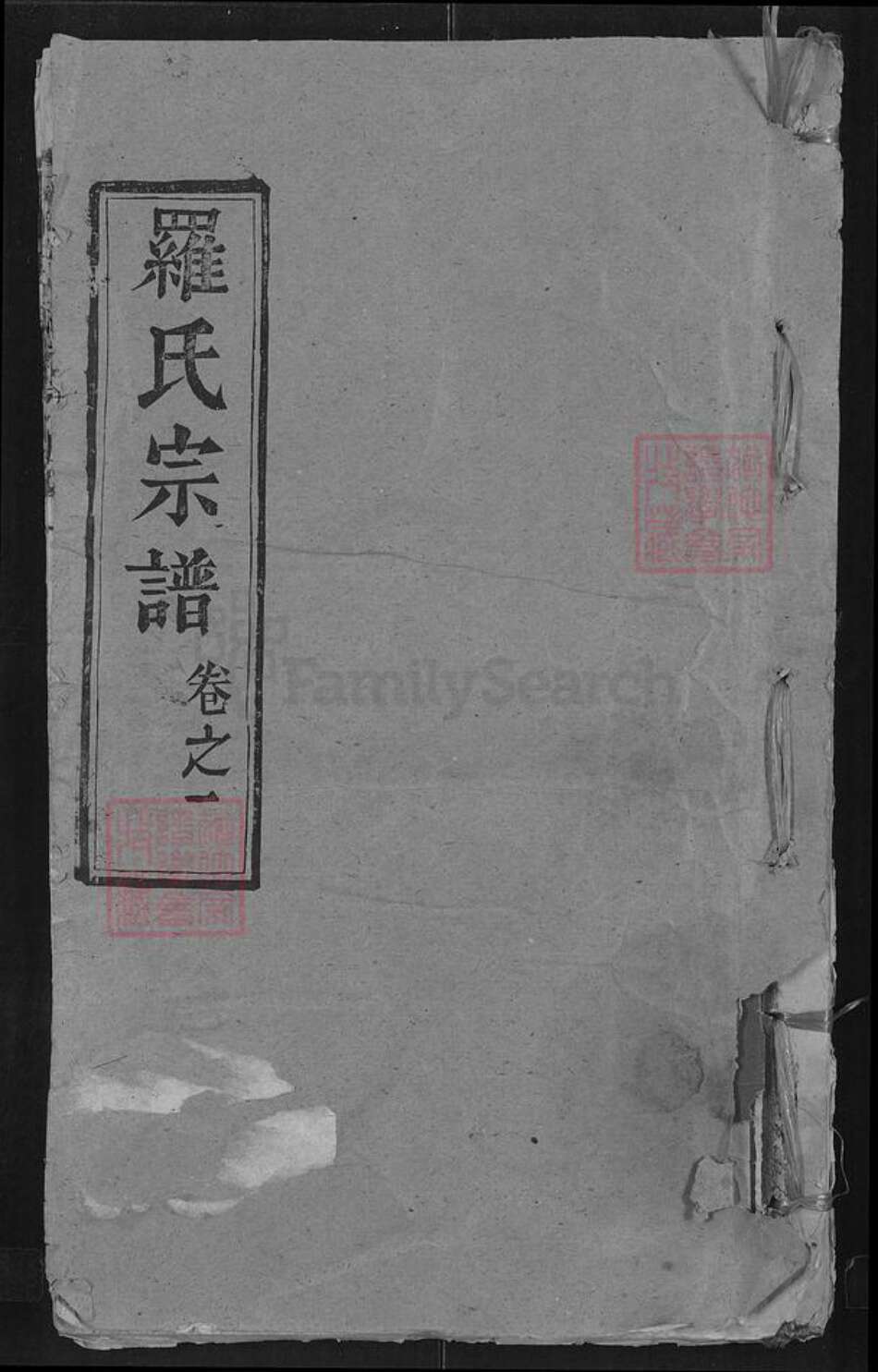 湖北省罗氏柏林堂族谱-罗氏宗谱.pdf电子版缩略图