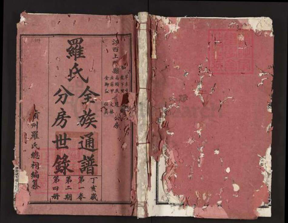 江西省赣州市罗氏族谱-罗氏全族通谱分房世录.pdf电子版缩略图