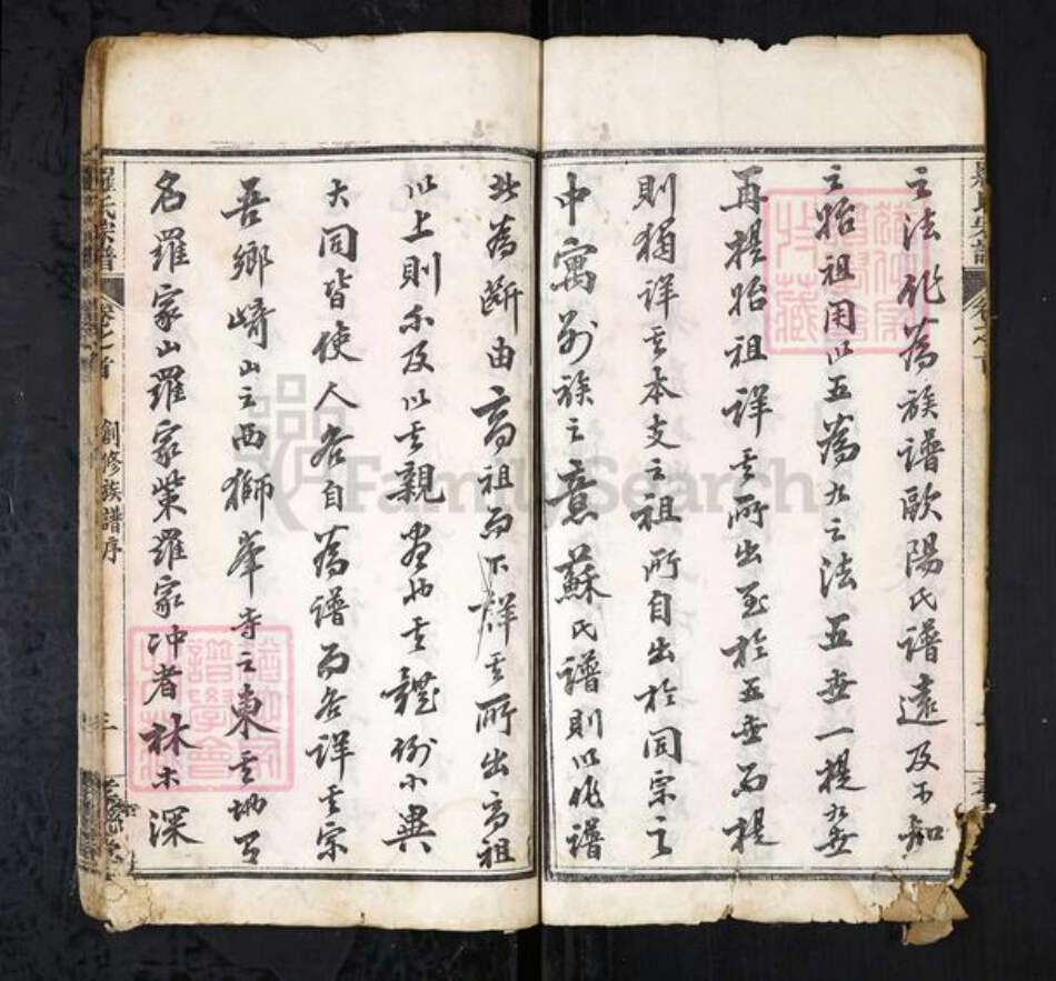 湖北省黄冈市罗氏族谱-罗氏宗谱（西分）[7卷首1卷].pdf电子版预览图3