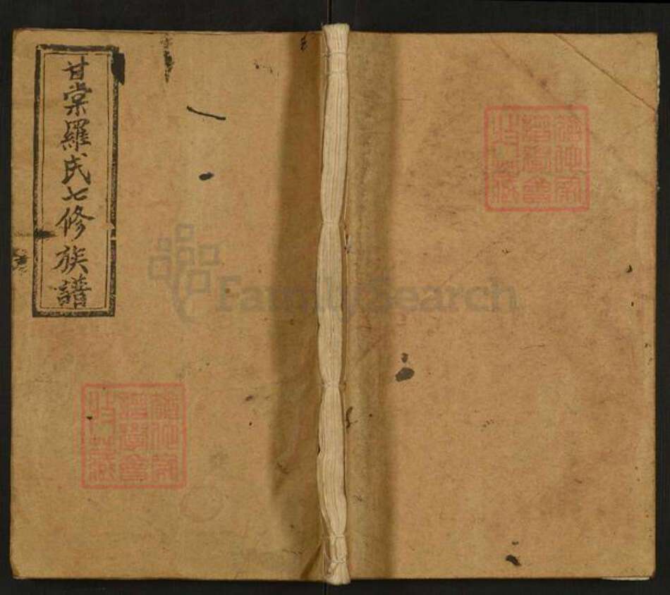 湖南省邵阳市邵阳县罗氏敦睦堂族谱-甘棠罗氏七修族谱.pdf电子版缩略图