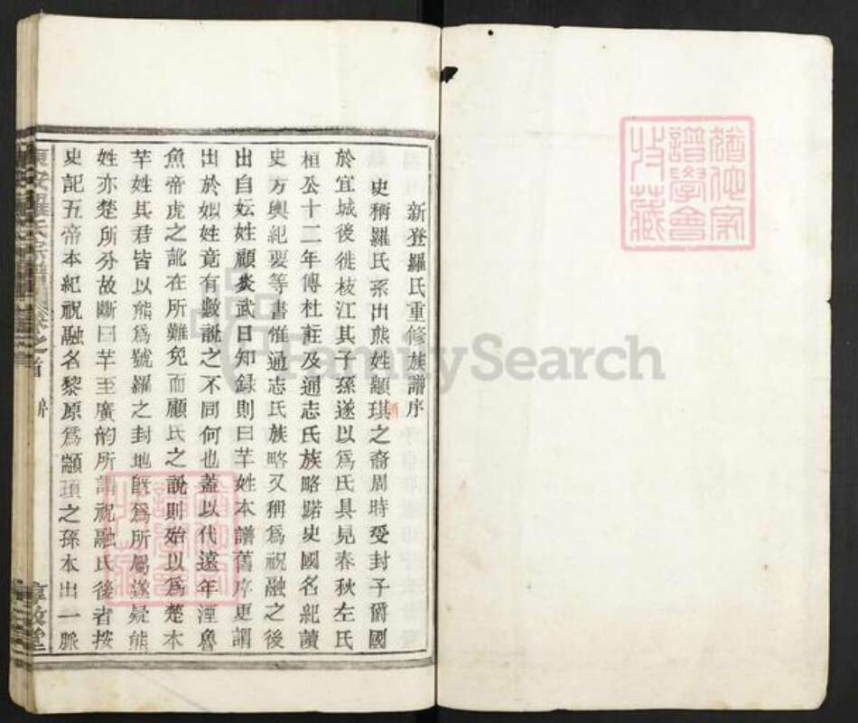 浙江省杭州市富阳罗氏惇叙堂族谱-东安罗氏宗谱.pdf电子版预览图1