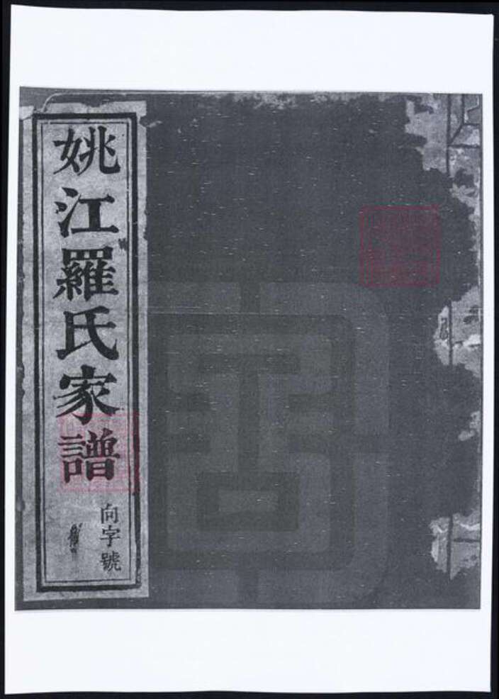 浙江省宁波市余姚市区余姚罗氏雀兰堂族谱-姚江罗氏家谱 [8卷,首1卷].pdf电子版缩略图