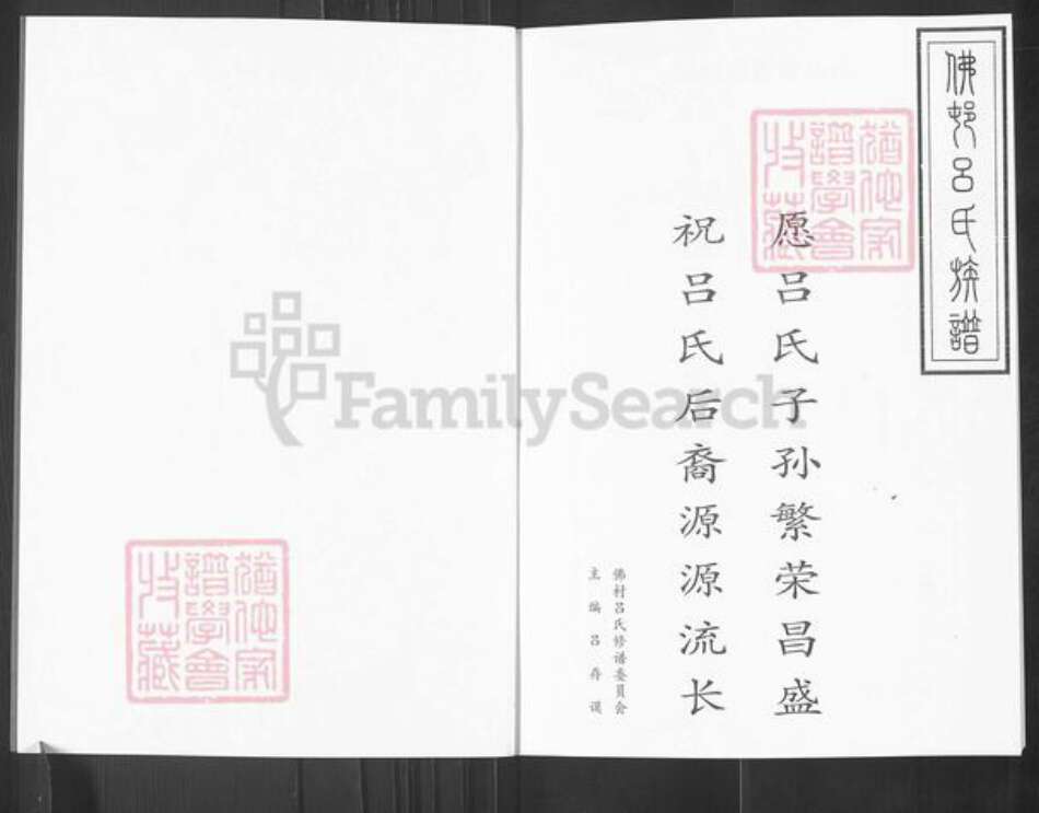 山东省淄博市淄川区吕氏族谱-佛村吕氏祖谱.pdf电子版预览图2