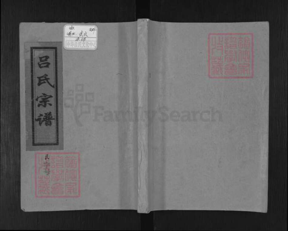 湖北省黄冈市武穴市梅川镇吕氏万春堂族谱-吕氏宗谱.pdf电子版缩略图