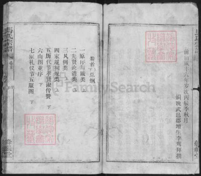 湖北省武汉市武昌区马氏绛账堂族谱-马氏宗谱.pdf电子版预览图2